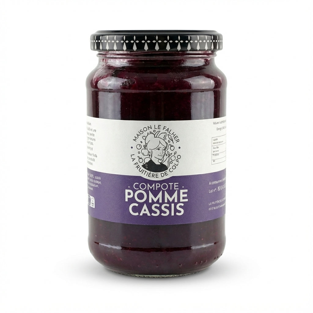 Compote pomme cassis
