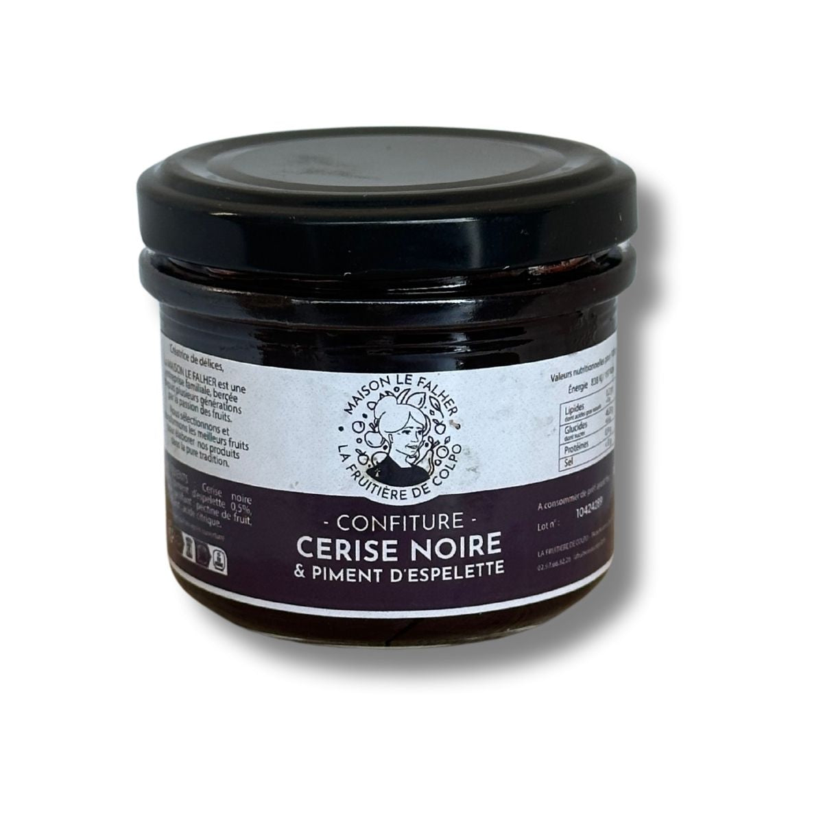 Confiture de Cerise Noire au Piment d'Espelette