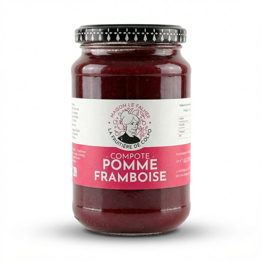 Compote pomme framboise