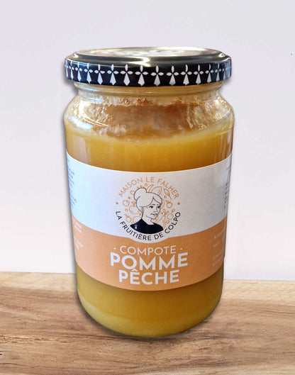 Compote pomme pêche