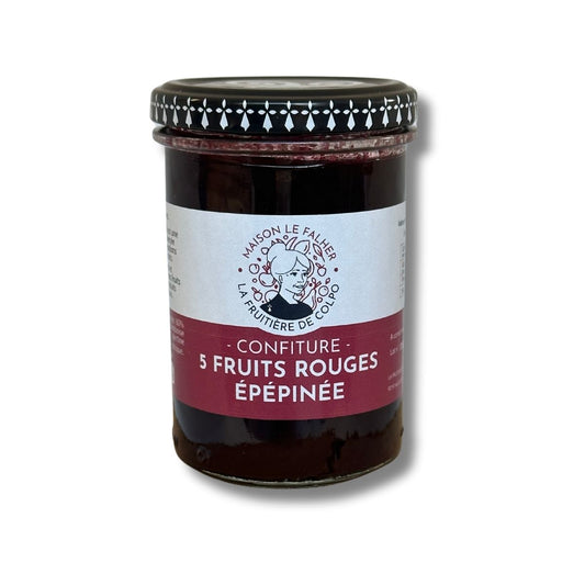 Confiture 5 Fruits Rouges Épépinée