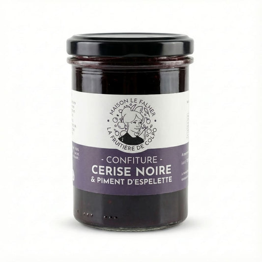 Confiture de Cerise Noire au Piment d'Espelette