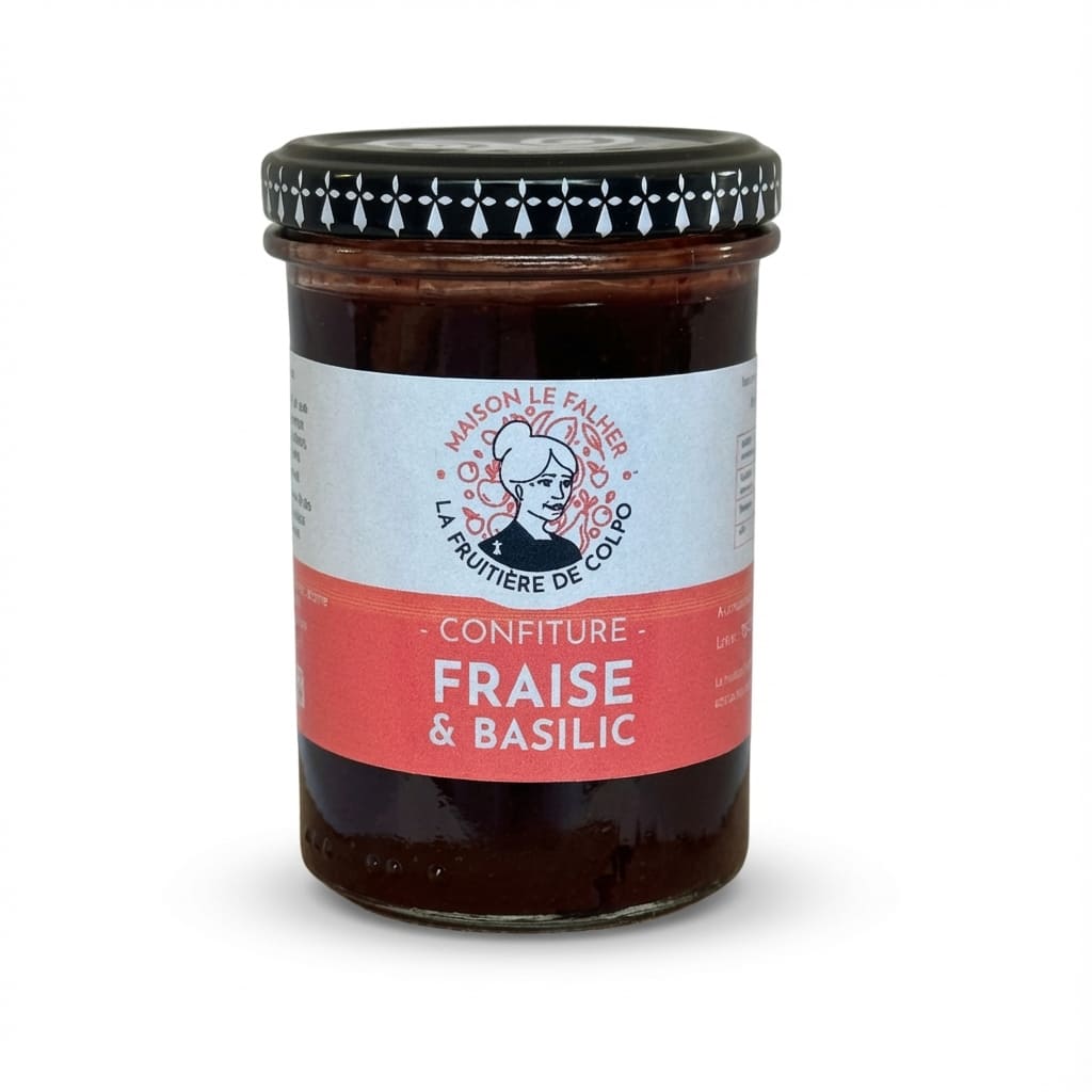 Confiture de Fraise Basilic
