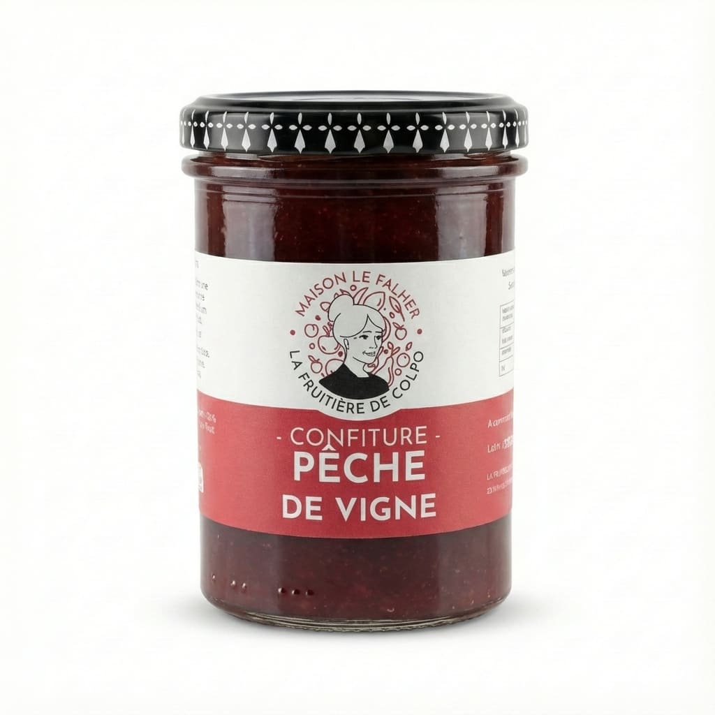 Confiture Pêche de vigne