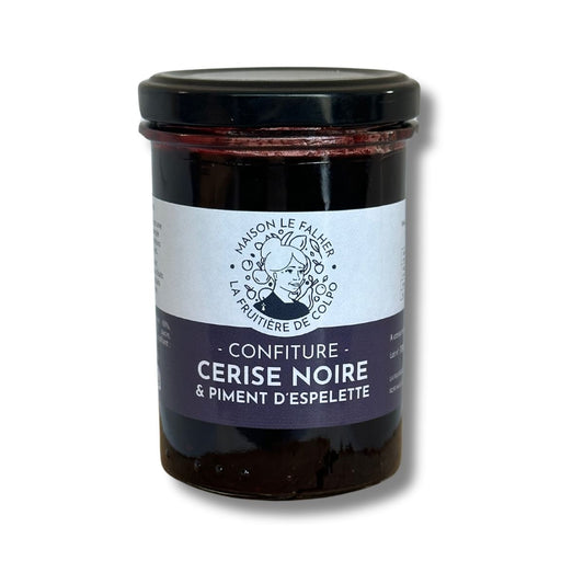 Confiture de Cerise Noire au Piment d'Espelette