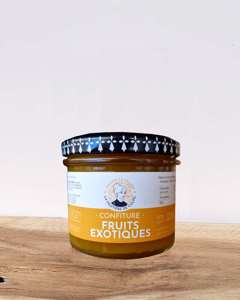 Confiture de fruits exotiques artisanale fabriquée en France par La Fruitière de Colpo