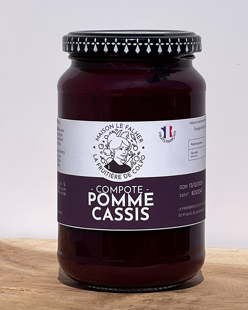 Compote de Pomme Cassis-La Fruitière de Colpo