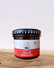Charger l&#39;image dans la galerie, Confiture de fraise épépinée sans pépin artisanale fabriquée en France par La Fruitière de Colpo
