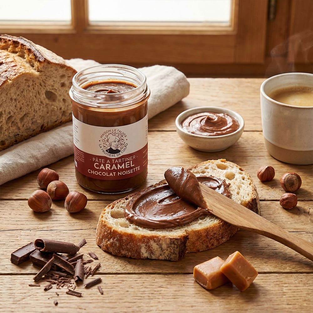 Pâte à tartiner Caramel Chocolat Noisette