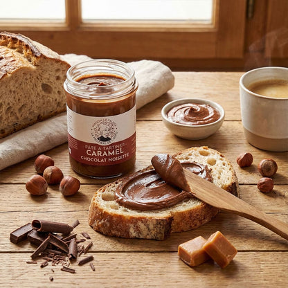 Pâte à tartiner Caramel Chocolat Noisette